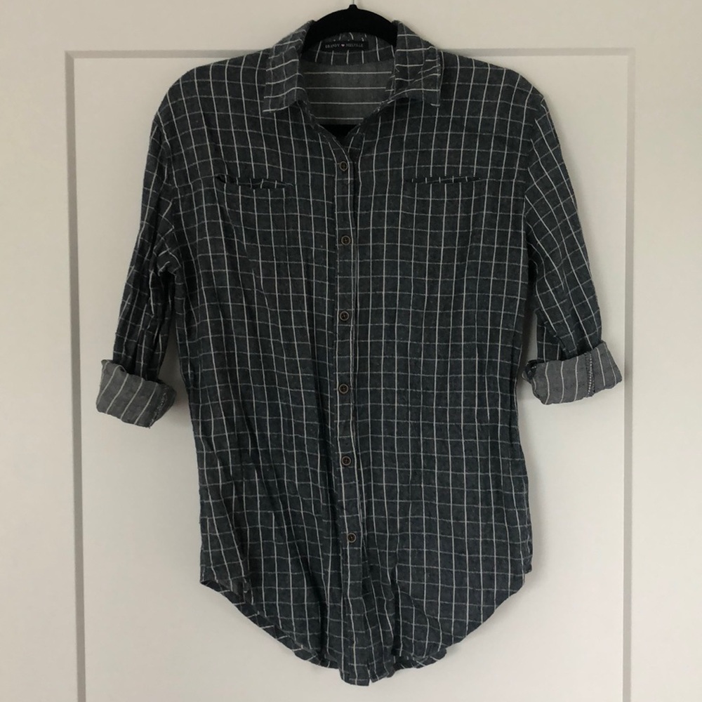 Brandy Melville Fleece Button Down